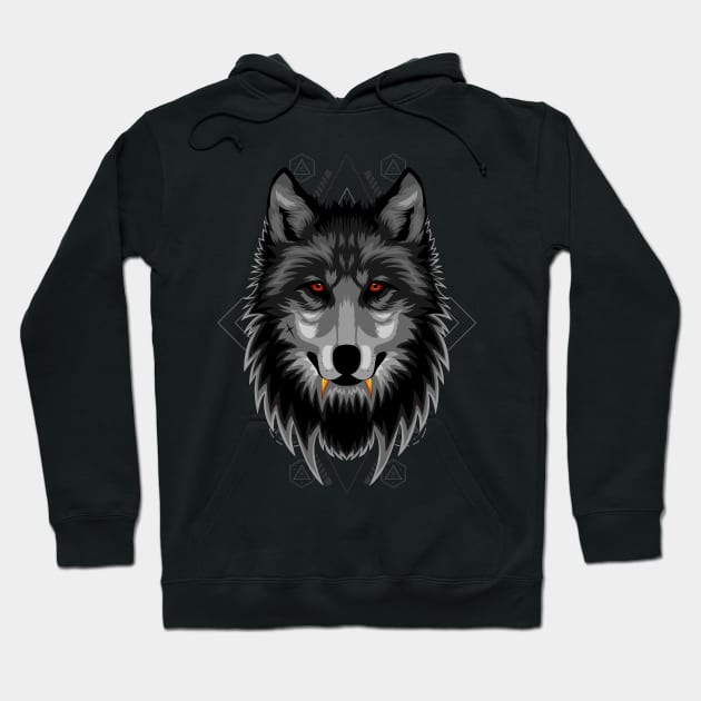 alpha wolf Hoodie by SHINIGAMII